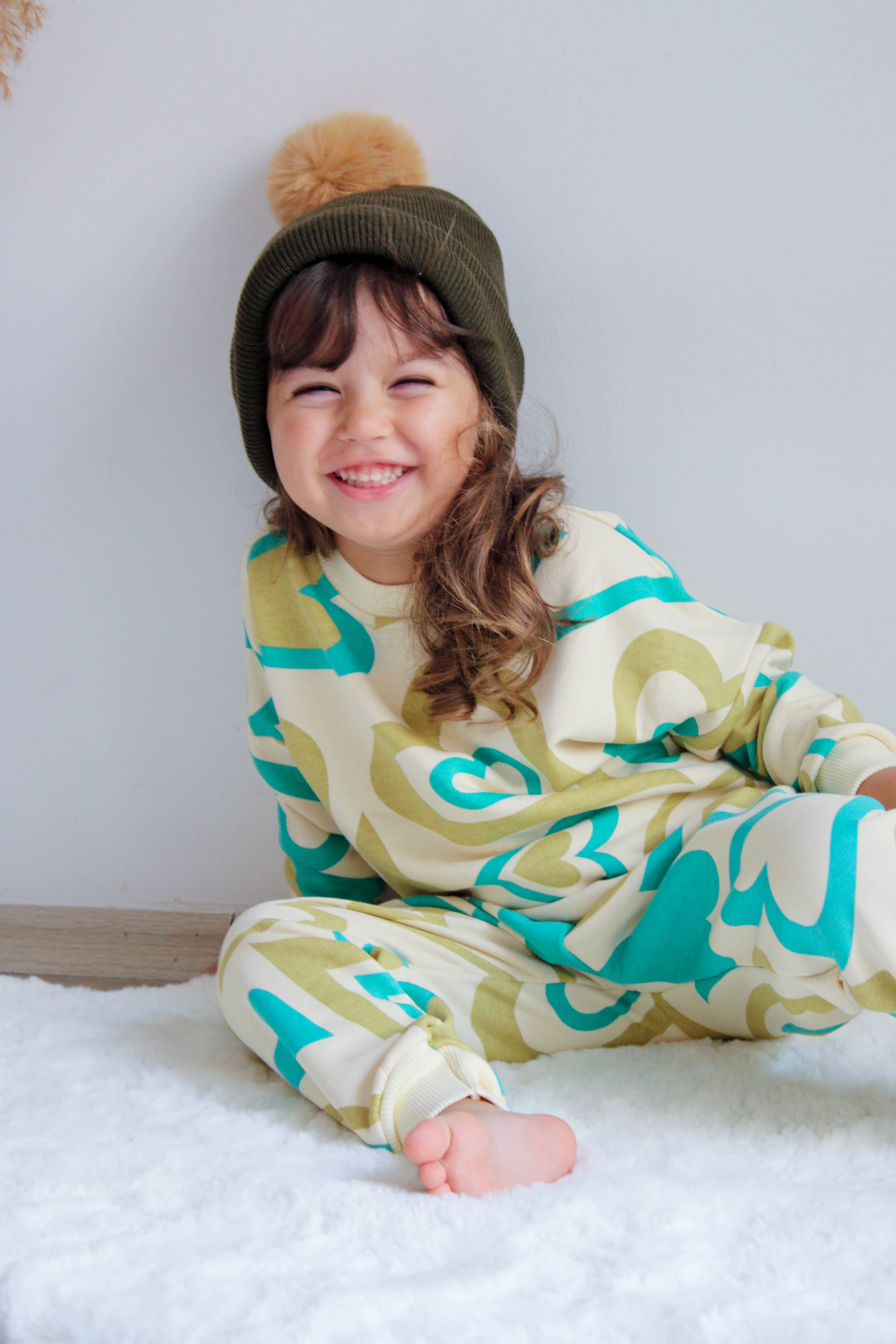 Camel Single Pom Pom Baby/Kid's Green Beanie Hat, 0 to 8 Years for wholesale on Faire3