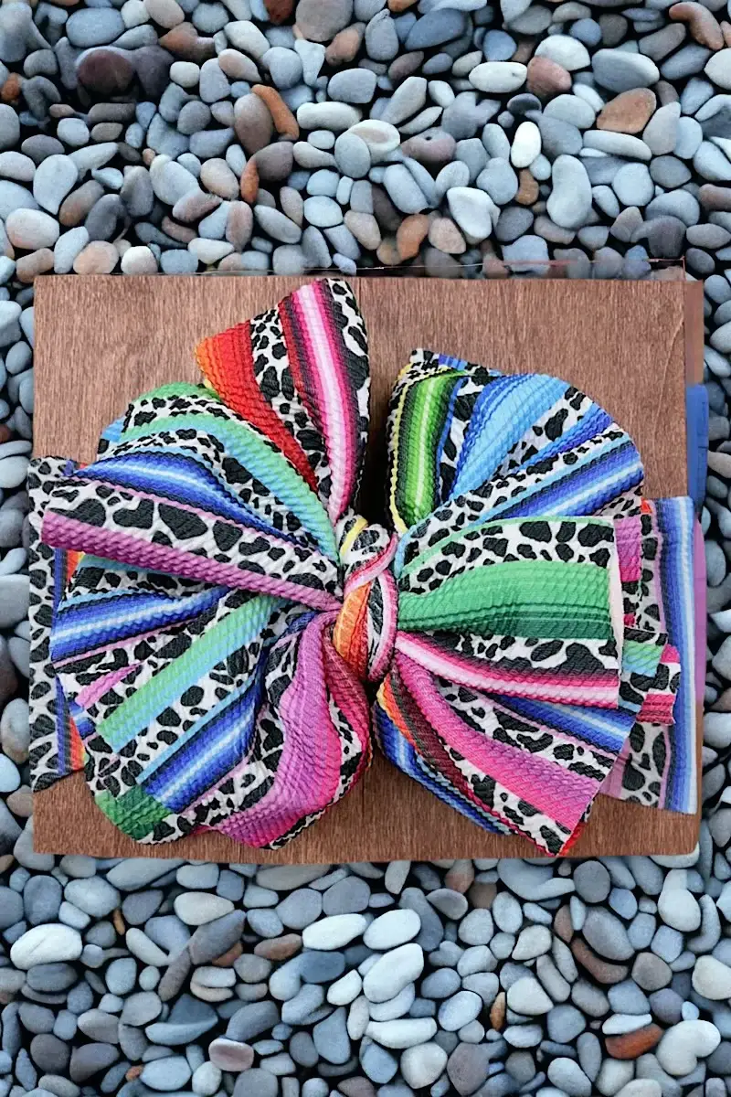 Kids Charm Online - Vente Serre-tête – enfant - Bandeau tendance imprimé à gros pompons pour enfants2