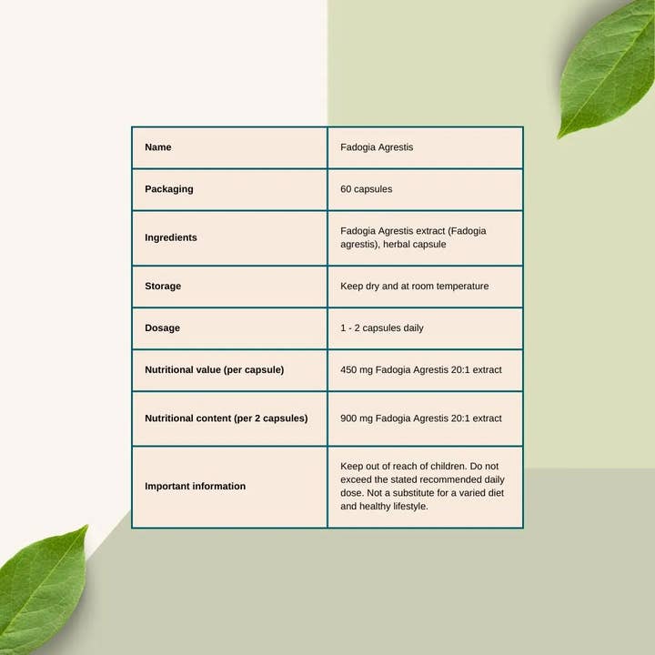 Herbs By Sonja - Natural health supplements - Wholesale Oral supplement/vitamin - Fadogia Agrestis 450mg – Wholesale Vitality & Performance2