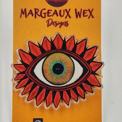 Pino Acrílico Eye of Protection por atacado de Margeaux Wex Designs
