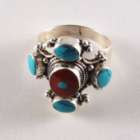 PR-105A Tibetan Ring for wholesale by Dorjebajra Tibet Shop