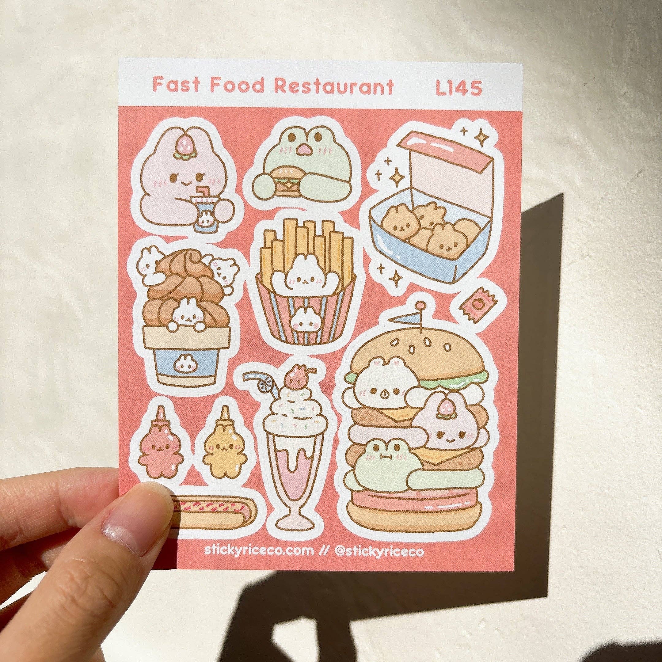 StickyRiceCo - Vente Autocollant - Feuilles d'autocollants mats pour le printemps 20241