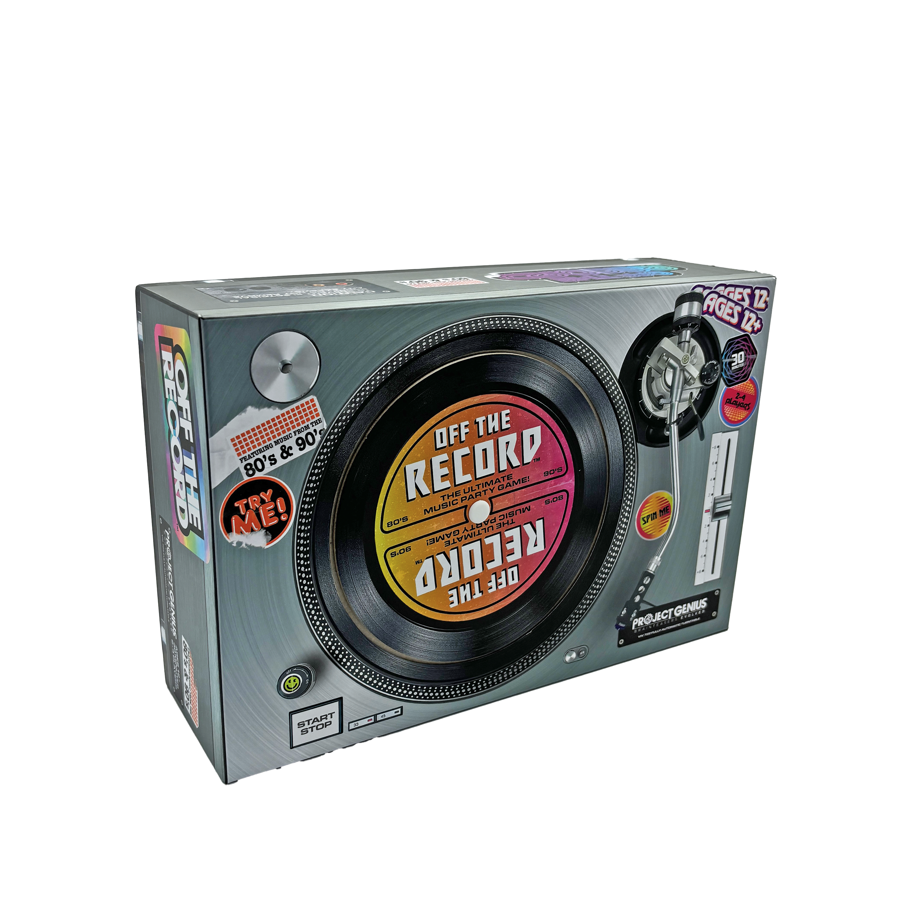 Project Genius - Wholesale Card Game - Off the Record - Retro Party Game for 80's & 90's Music Fans10