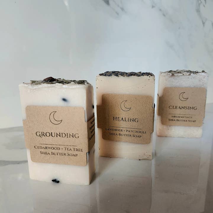 Three Witches Tea Shop - Wholesale Bar Soap - Siberian Sage Organic Shea Butter Cleansing Soap3