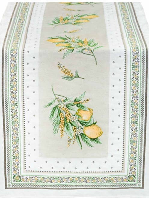 Tapis de luxe en jacquard French Lemons pour la vente par Mierco European Linens