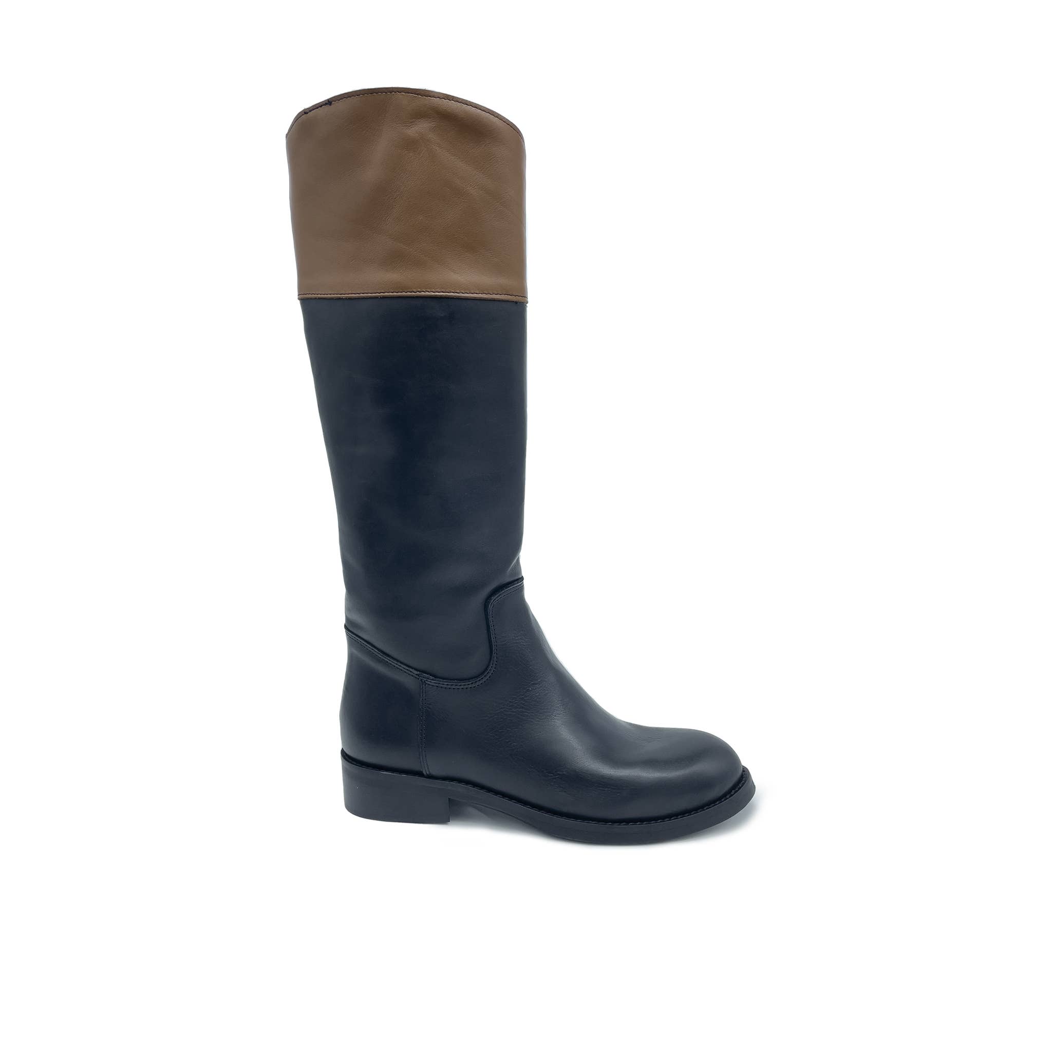 WALKING NOW SRL - Wholesale Boots - Women's - Cavallerizzo women's black genuine leather zipper boot1