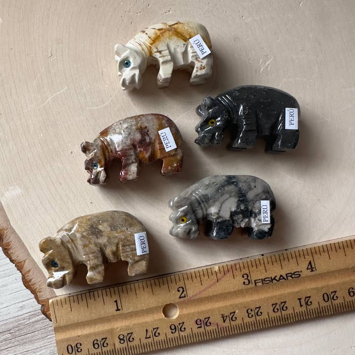 Pebble House - Wholesale Spiritual Stone/Crystal - Soapstone Animal Carving 30+ Varieties - Crystals & Stones23
