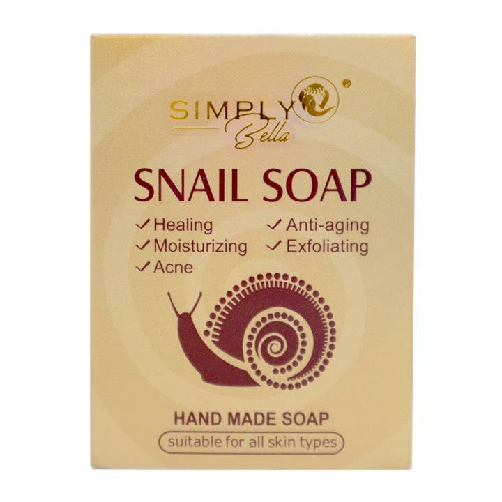 PINEAPPLE Beauty - Wholesale Bar Soap - Simply Bella SIM014 Snail Soap - 12 pcs