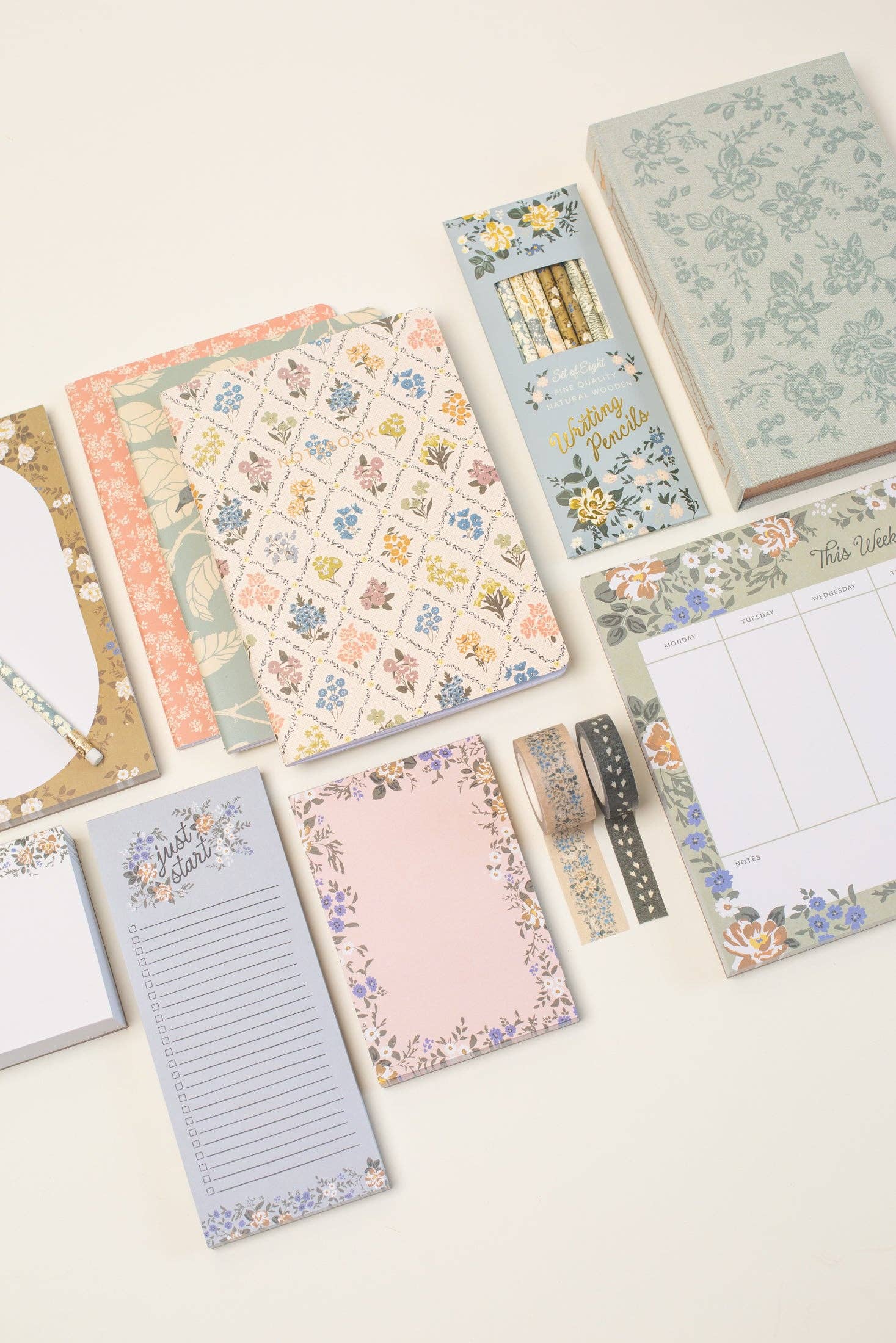 Flowerie - Wholesale Notebook - Reverie Floral Notebook Set | 3 Softcover Lined Journals12