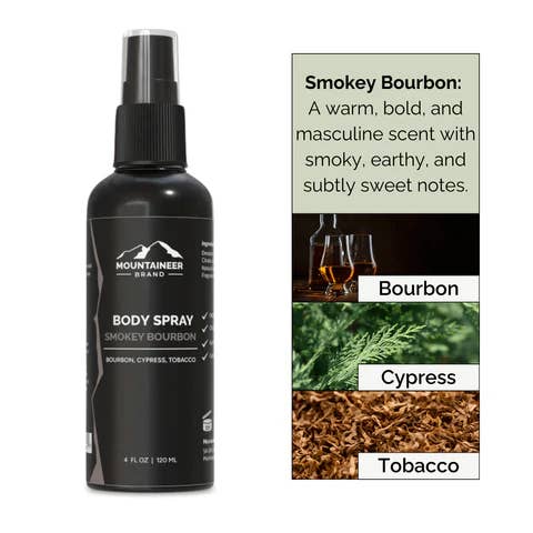 Naturlig kroppsspray – Handgjord, kemikaliefri, 4 oz för wholesale av Mountaineer Brand