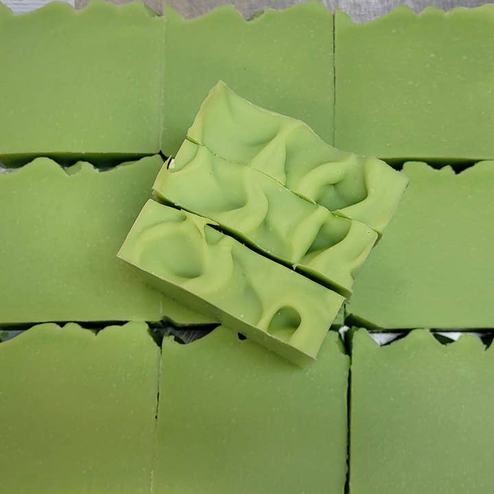 Ready to Label - Mint Julep Soap - Eucalyptus Spearmint for wholesale by Essentially NOLA Soap Works