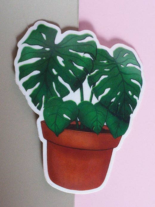 Monstera Växt Klistermärke för wholesale av Asher Grey