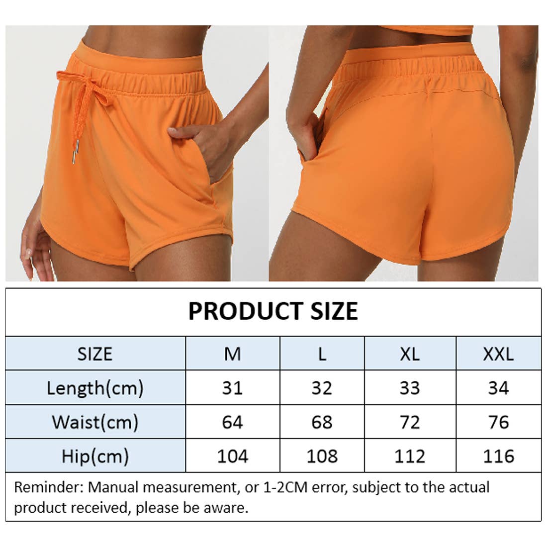 Sodalemon - Wholesale Athletic Shorts - Women's - Sport Fitness Drawstring Side Pocket Athletic Shorts2