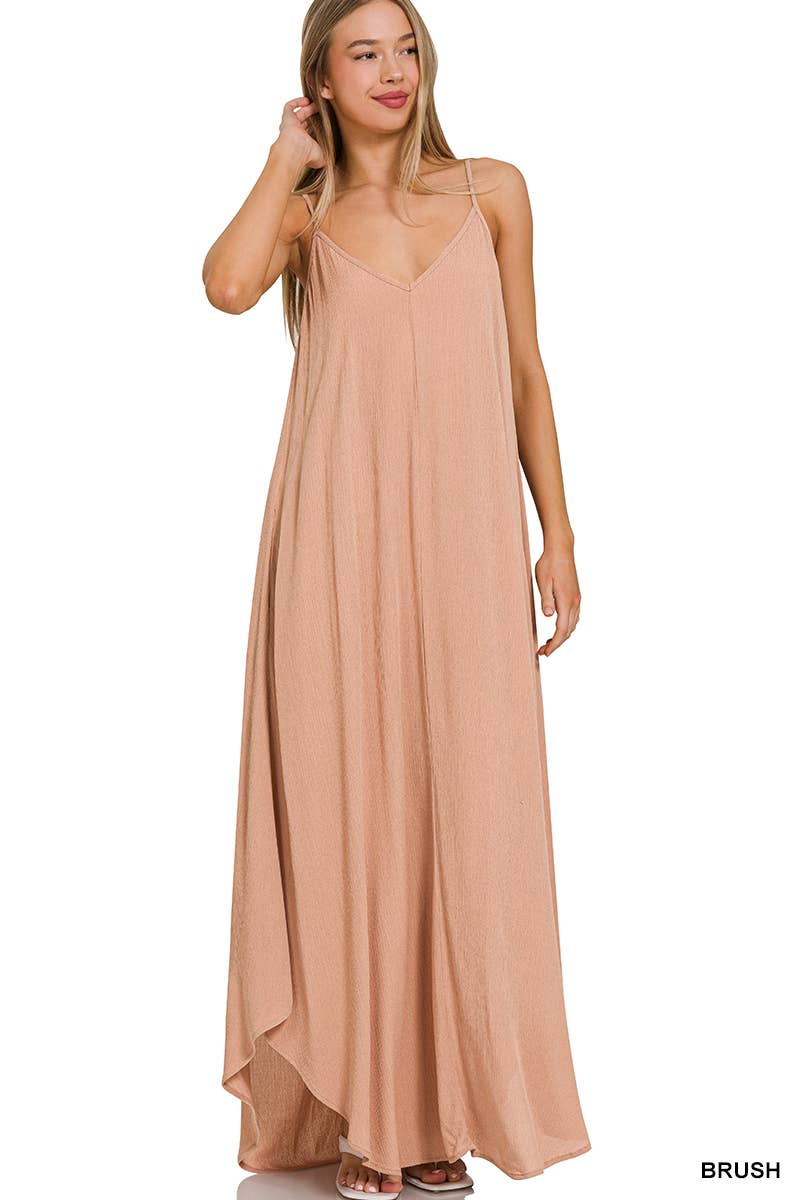 42POPS - Wholesale Dress - Women's - `.Maxi Dress w/ pockets7