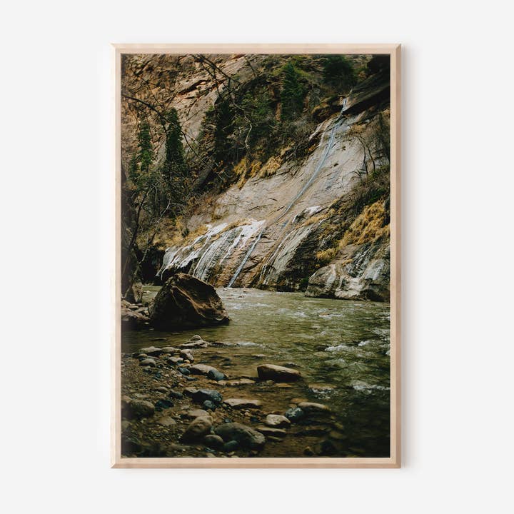 Zion National Park, Narrows Fine Art Matte Print (Unframed) for wholesale by The Weithouse Print Shop