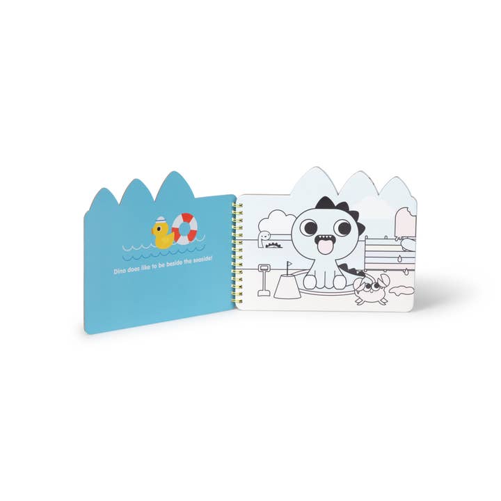 Pango Productions - Vendita all'ingrosso Libro da colorare - Bambini e neonati - Dinosaur Magic Water Book | Libri per bambini | Libro da colorare