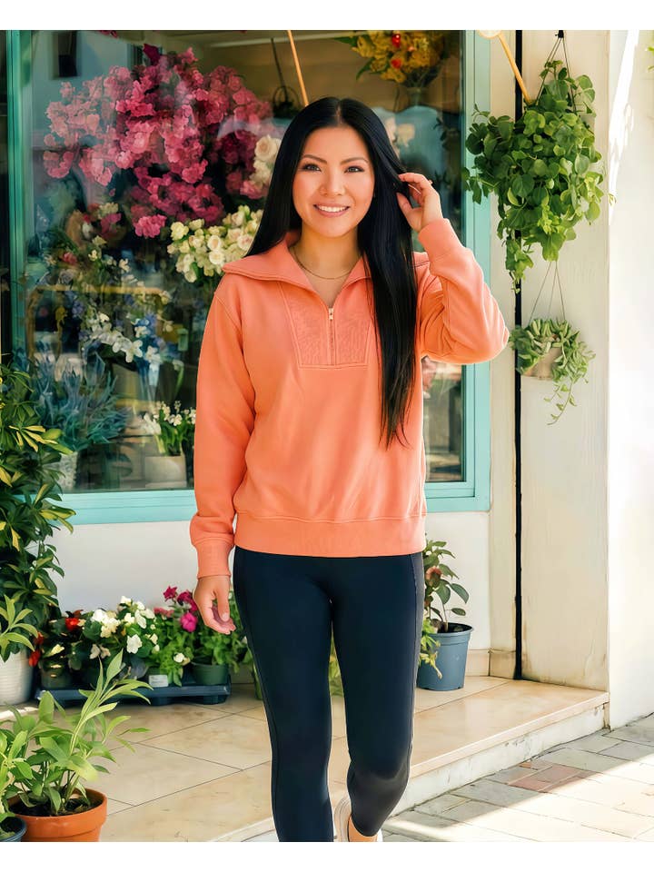 JadyK - Wholesale Sweatshirt - Women's - Spring 2026: Isabella Half Zip Pullover Spring9
