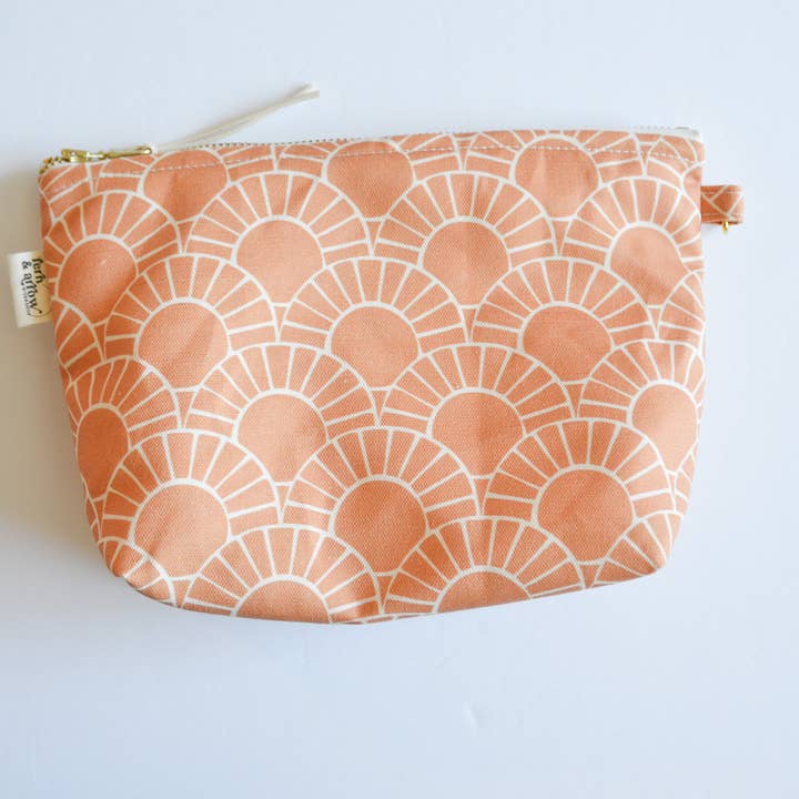 Fern & Arrow - Wholesale Wet Bag - Kids & Baby - Boxy Water Resistant PUL Wet / Dry Bag - Mosaic Sun1