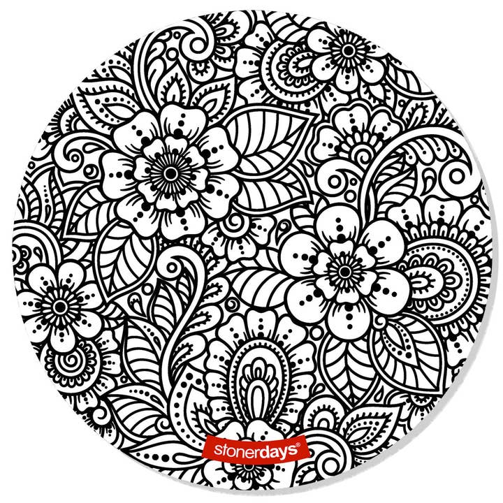 Dank Daisies Creativity Mat Set for wholesale by StonerDays Apparel