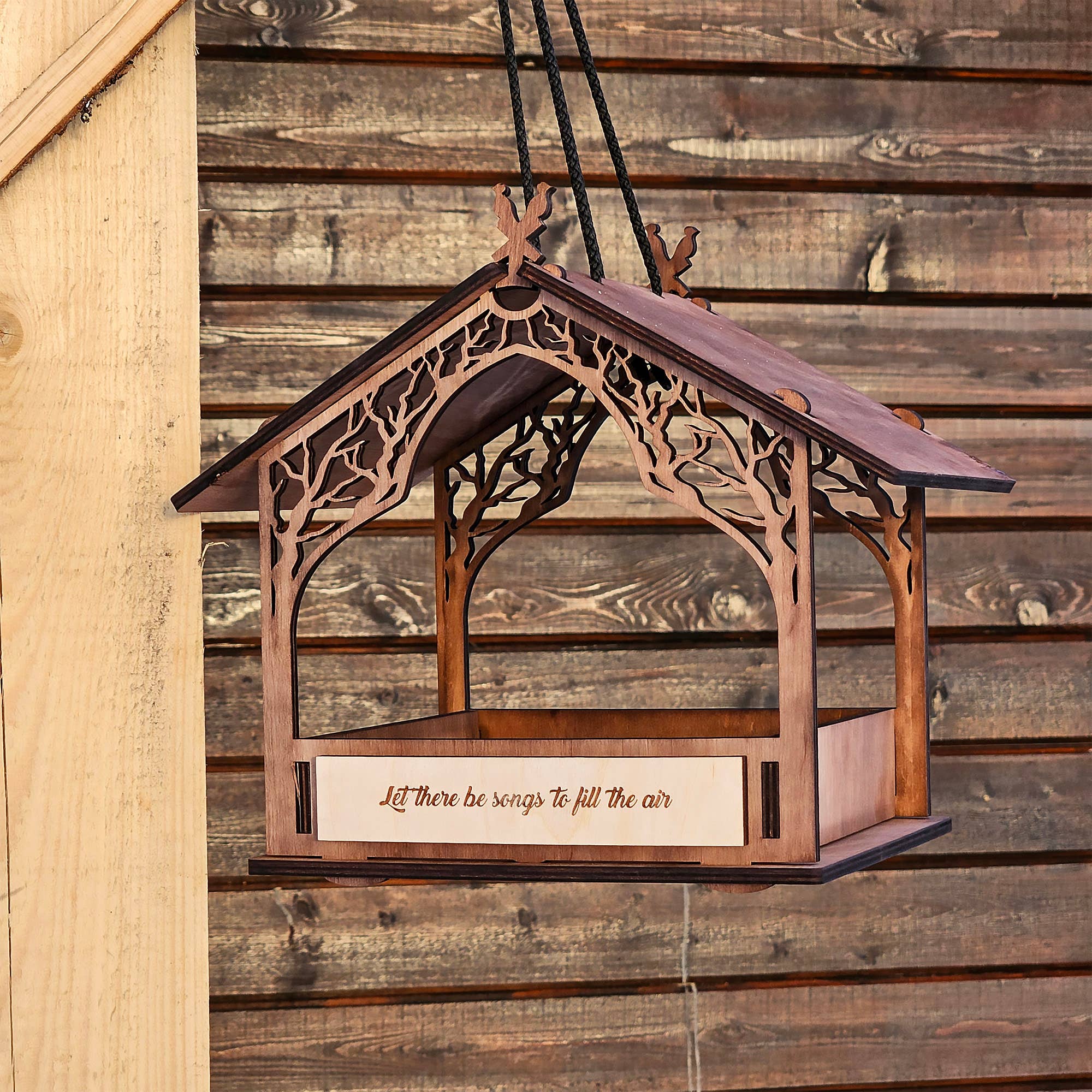 PromiDesign - Wholesale Bird Feeder - Handmade Wooden Bird Feeder, Outdoor Garden & Patio Decor4
