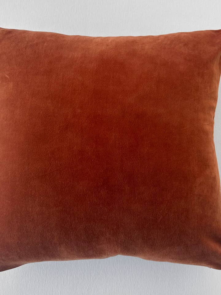 Cotton velvet cushion cover - Velvet Caldera cushion for wholesale by SISOMDOS