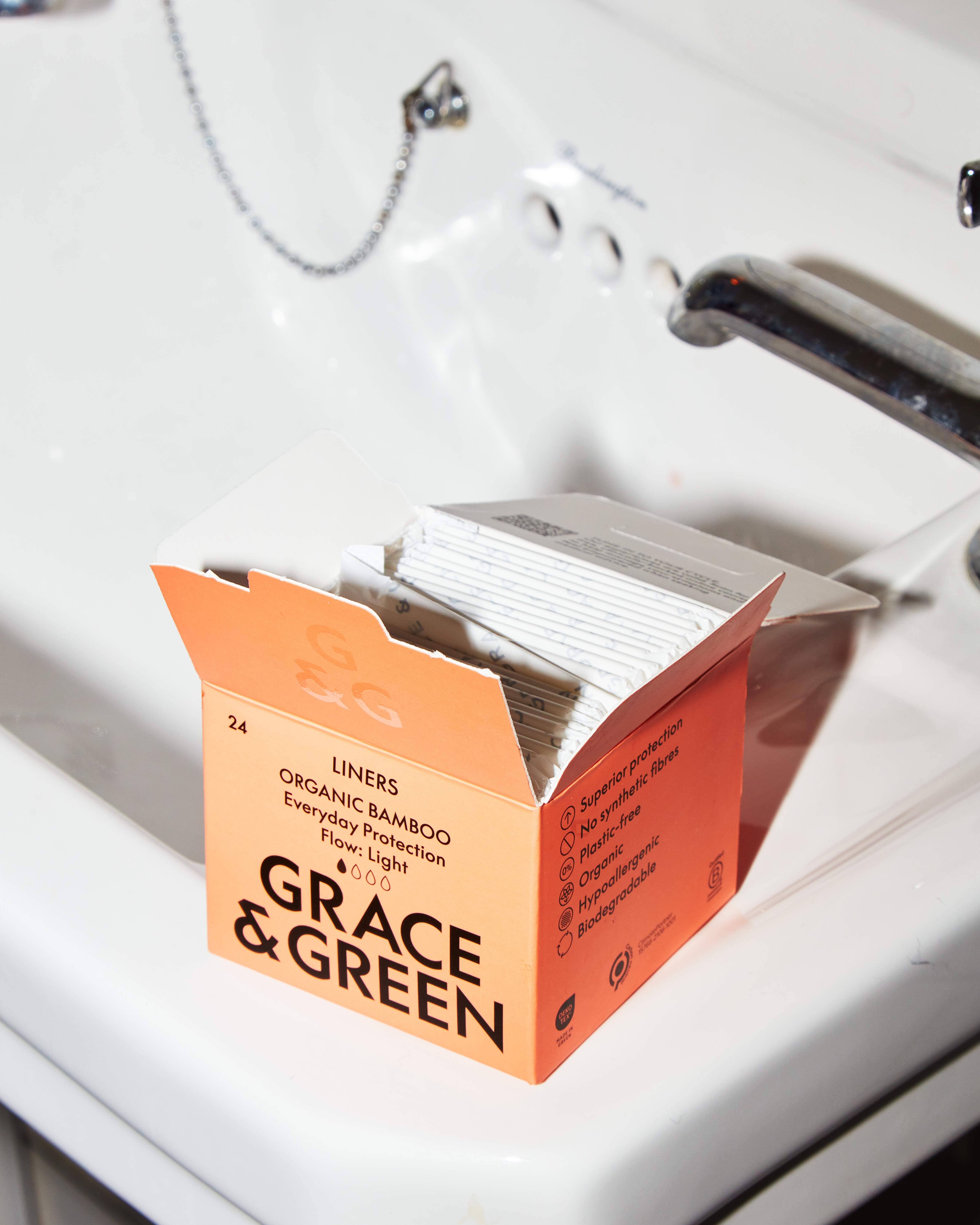 Grace & Green – wholesale Menstrual pad/liner – Bamboo Liners2