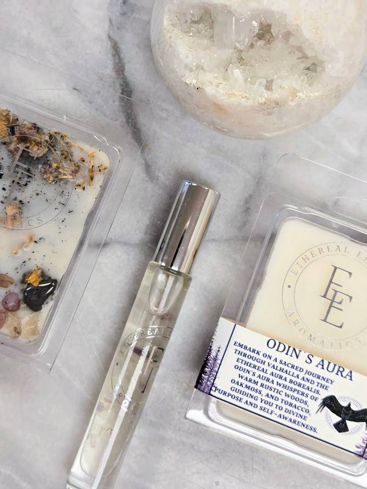 Odin's Aura Ritual Cologne Oil for the God Odin (10 pack) for wholesale by Ethereal Elegance Aromatics