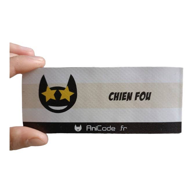 AniCode - Vendita all'ingrosso Ciondolo per collare per animali - Cani - Scratch AniFun di AniCode® - Cane Pazzo0