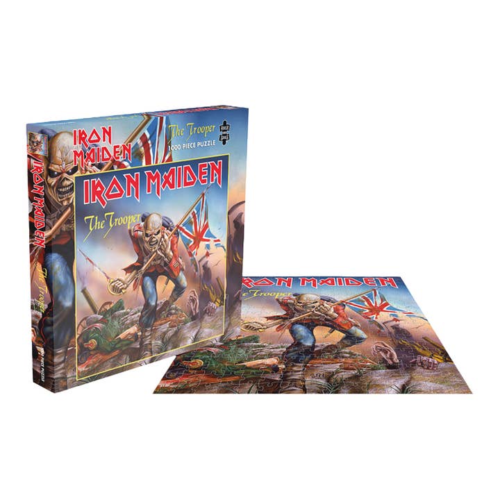 AQUARIUS, GAMAGO, ICUP, & ROCK SAWS by NMR Brands - Wholesale Puzzle - Adult - Iron Maiden The Trooper (500 Piece Jigsaw Puzzle)