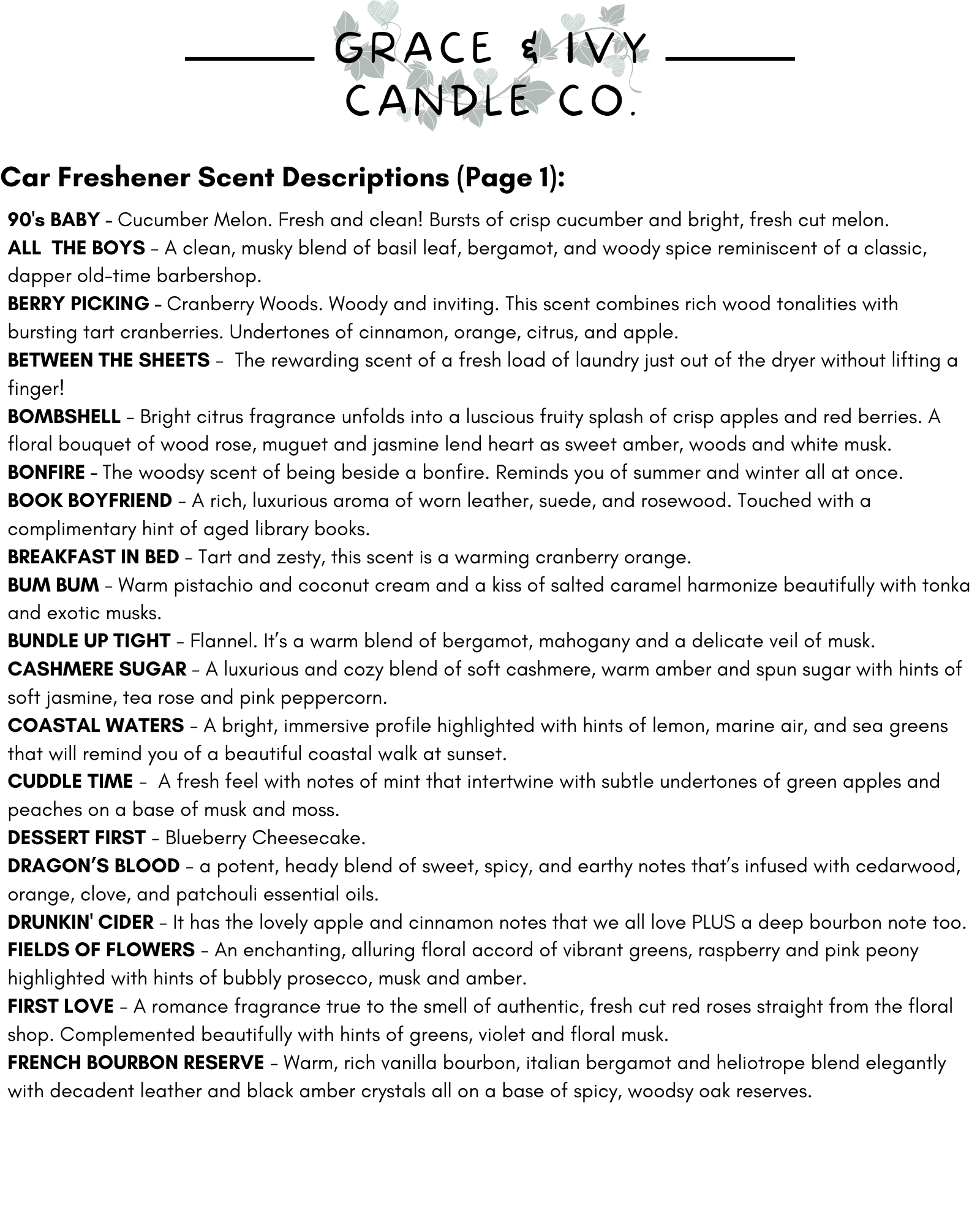 Grace & Ivy - Wholesale Wax Melt - Squeezable Wax Melts 8oz1