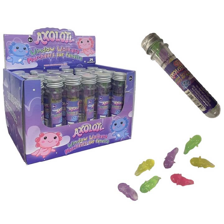 Handee Products - Wholesale Squishy Toy - Kids & Baby - Axolotl Window Walkers