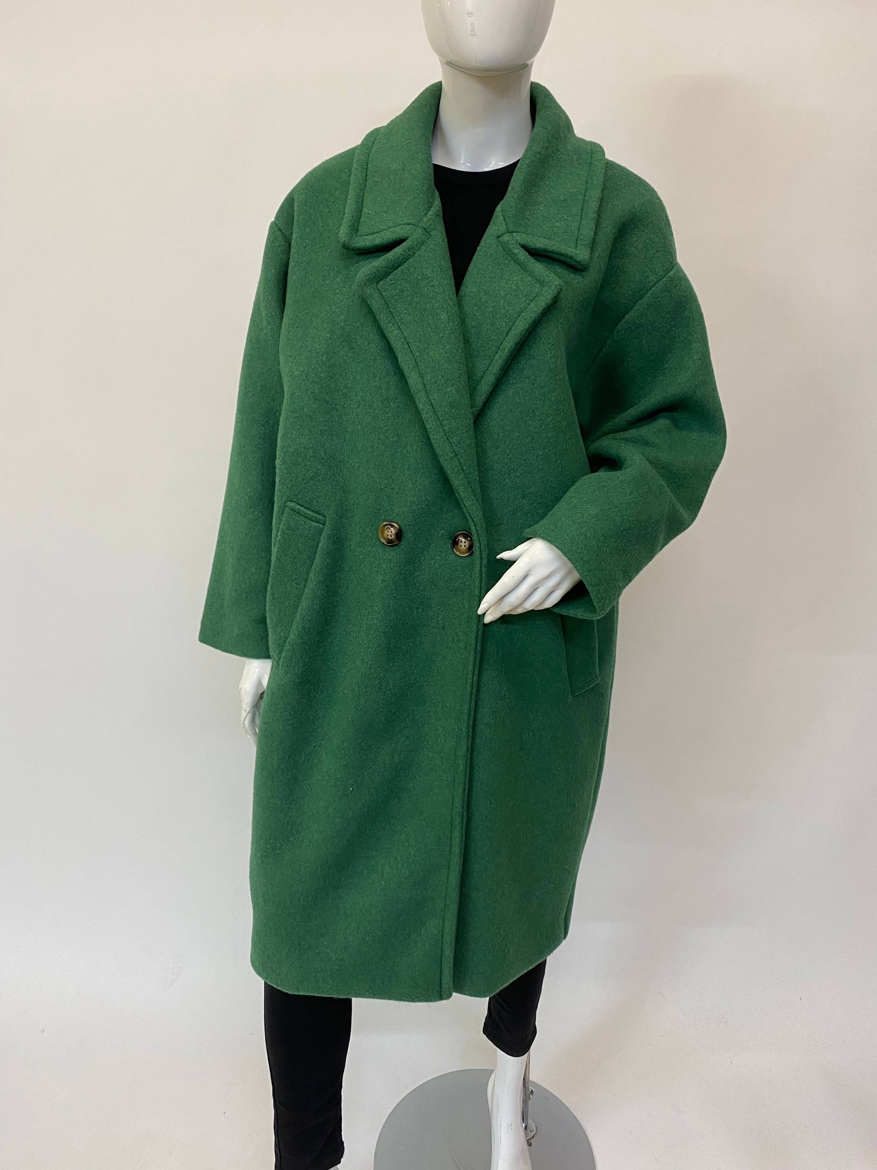 ORNELLA PARIS - Vente Manteau – femme - Manteau long chic à bouton BLL-M993510