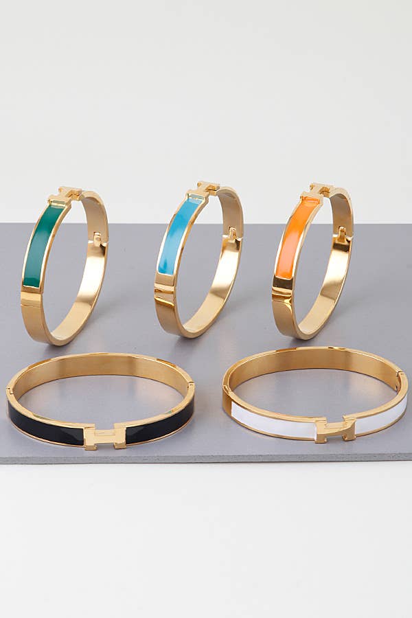 anbfashion – Großhandel Armband mit Charms/Anhängern – Helle H Manschettenarmband BDBA32711