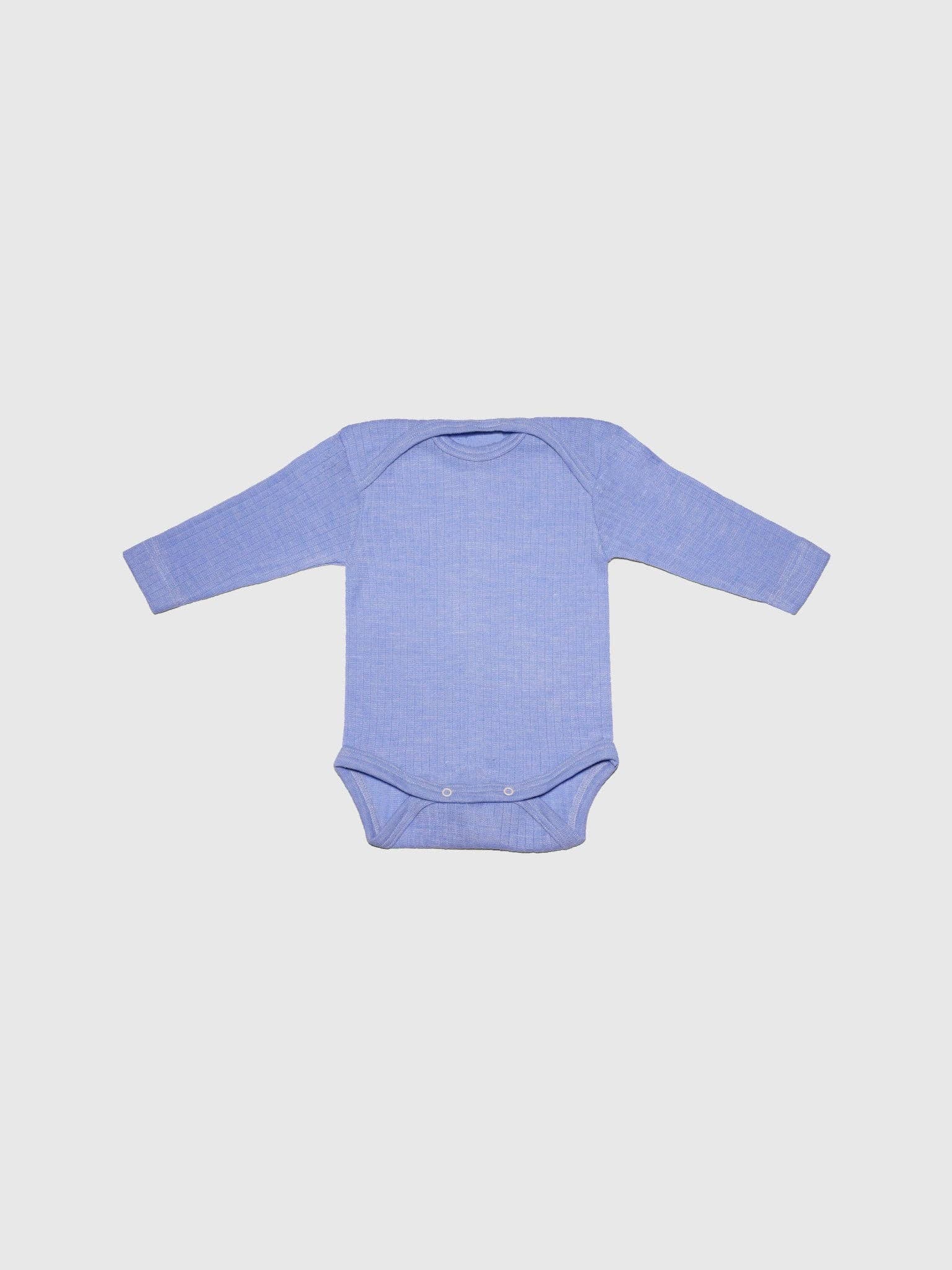 MINI LILA - Wholesale Bodysuit (Non-Footed) - Baby - Organic Cotton, Merino Wool and Silk Long-sleeved Onesie2