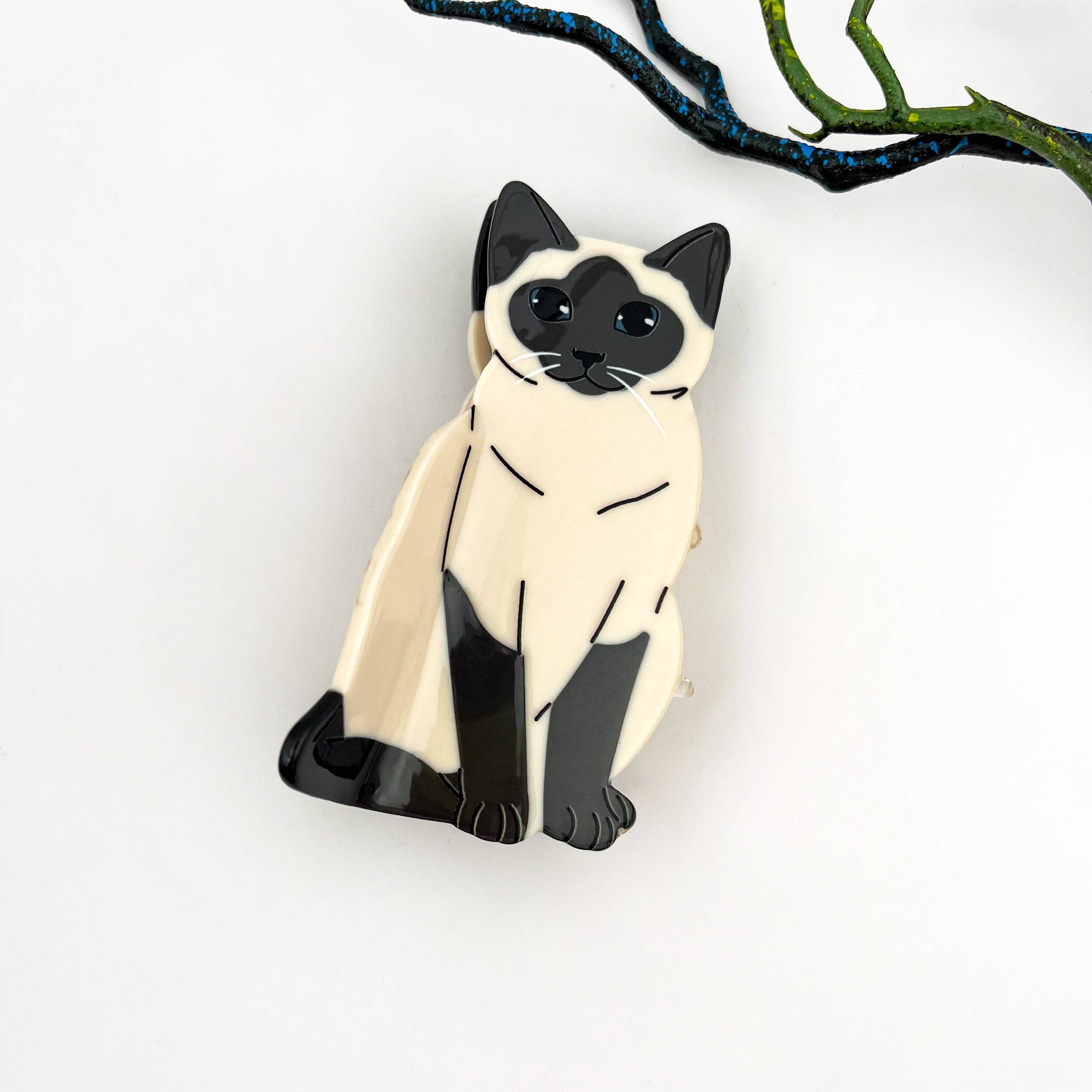 mildstyles - Wholesale Hair Clip - Women's - Creative Black Cat Acetate Animal Hair Claw Clip1