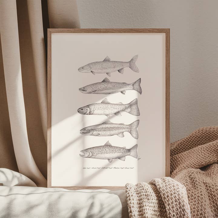 Vanee.ink - Wholesale Art Print - Colorado Trout Print3
