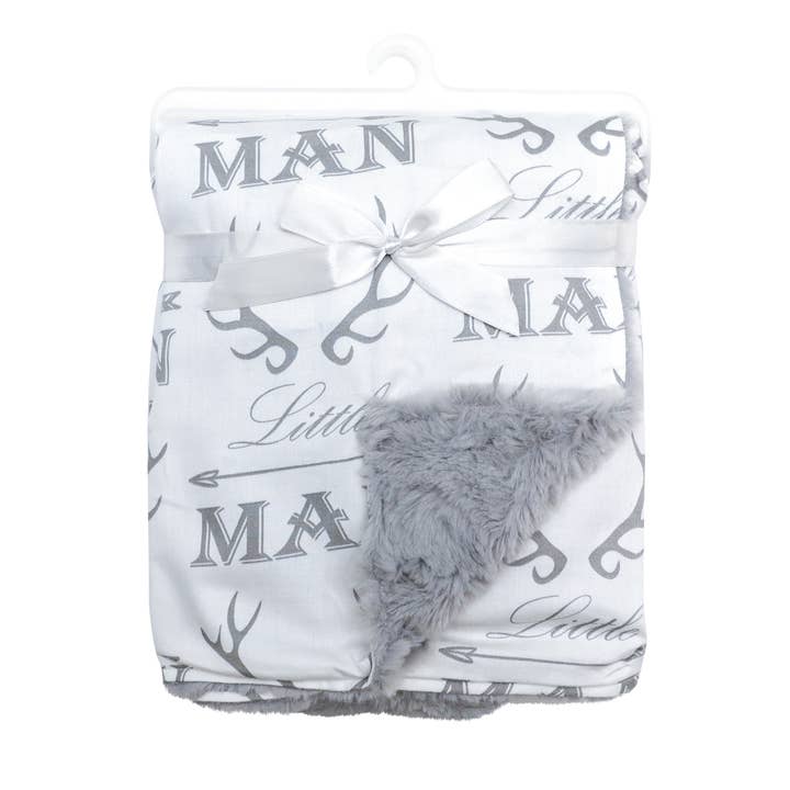 Baby Stroller Blanket Little Man Swaddle Receiving Blanket for wholesale by JLIKA