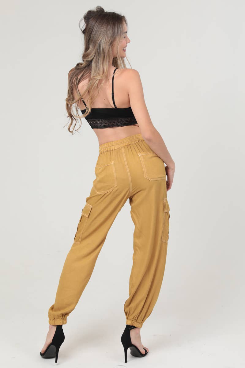 ANGIE - Wholesale Lounge Sweatpants/Joggers - Women's - 25R36-ASIS CARGO JOGGER PANTS11