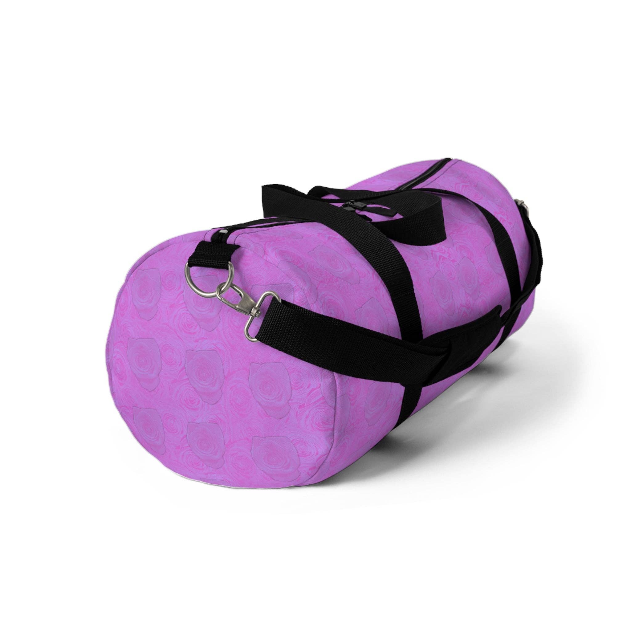 Los Angeles Mercantile™ - Wholesale Weekender Bag - Women's - Purple Rose Duffel Bag Flower Lover Gym Bag6