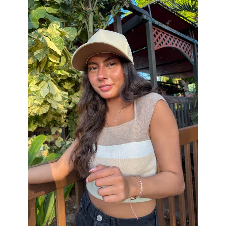 Two-tone Under Brim C.C Trucker Cap TCM0004 for wholesale by C.C Beanie