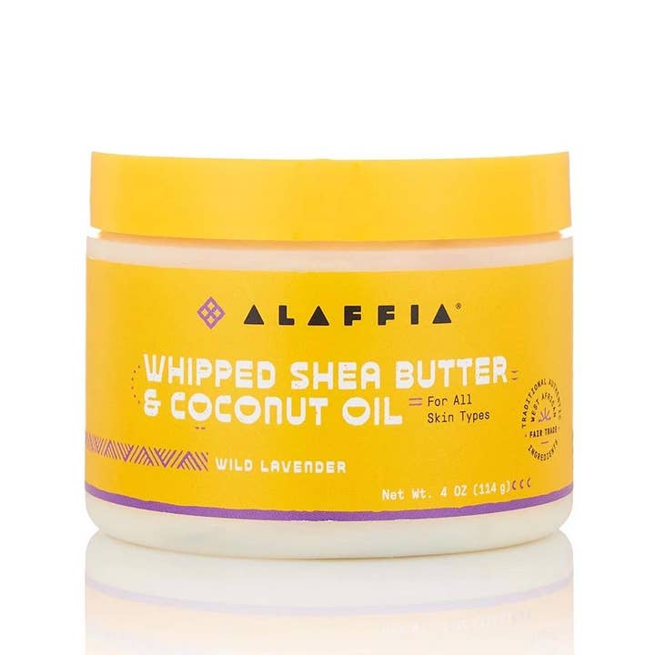 Wild Lavender Whipped Shea Butter and Coconut Oil 4 oz. for wholesale by Alaffia