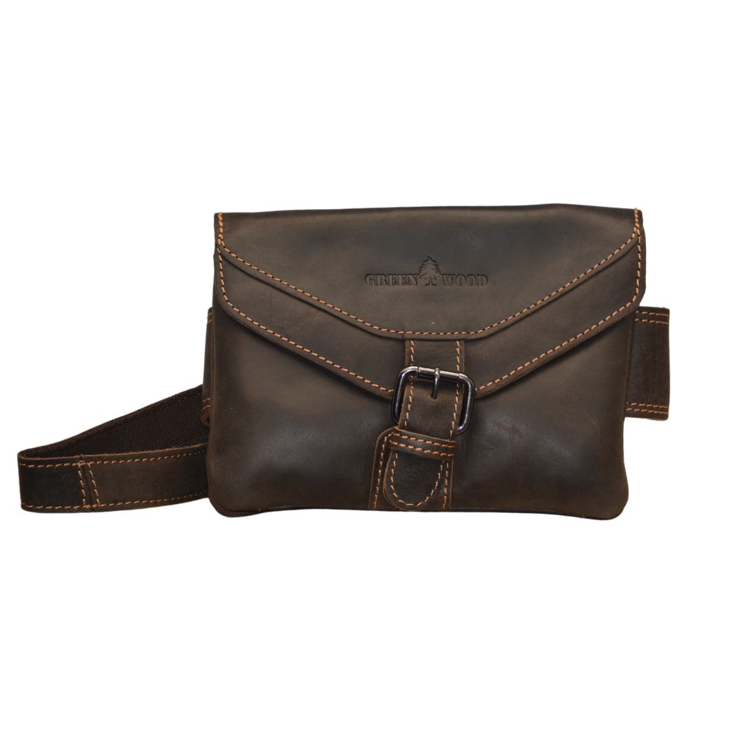 Greenwood Leather - Vente Sac ceinture – femme - Sac banane en cuir pour femmes Jax0