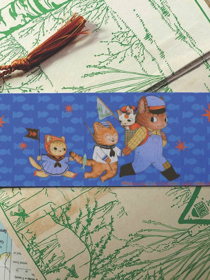 Fisher Cats Bookmark for wholesale by Marika Paz Illustration