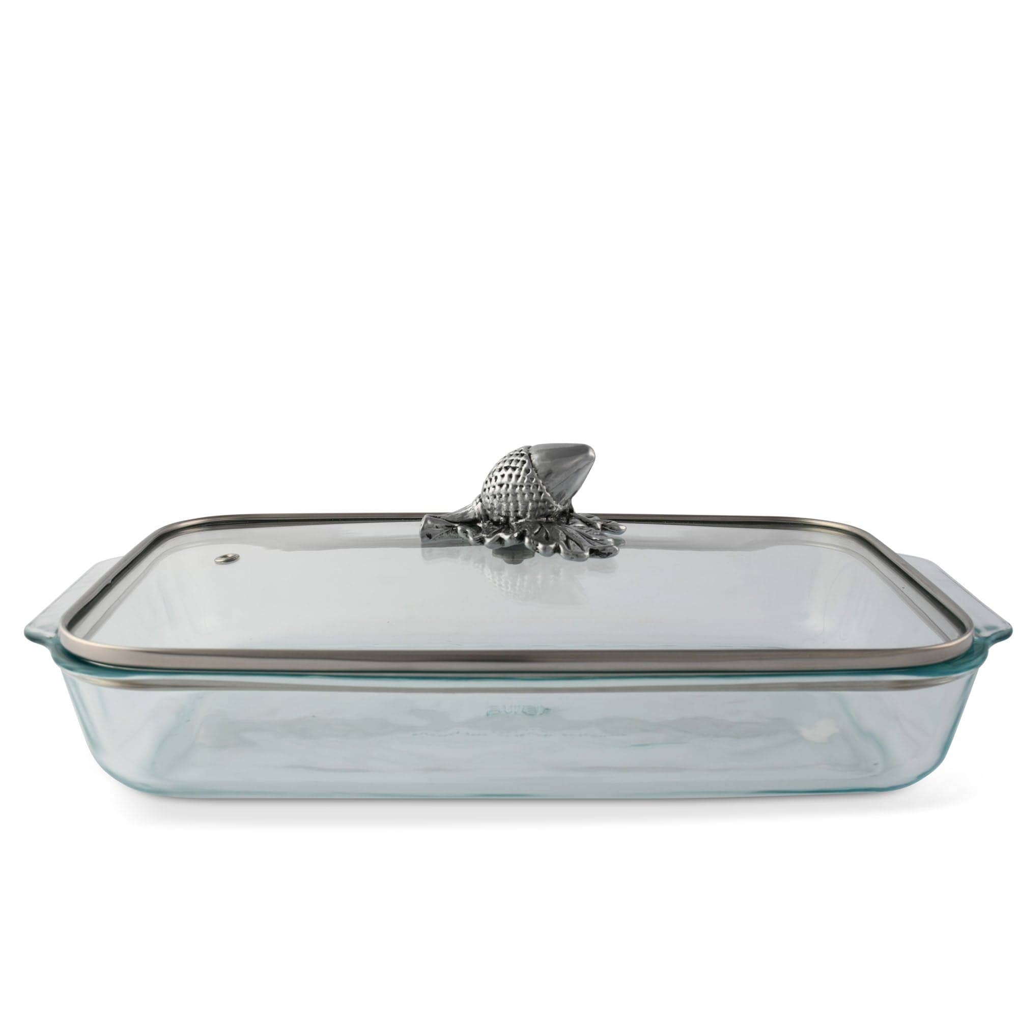 Arthur Court - Wholesale Baking Dish - Acorn Lid with Pyrex 3 quart Baking Dish2