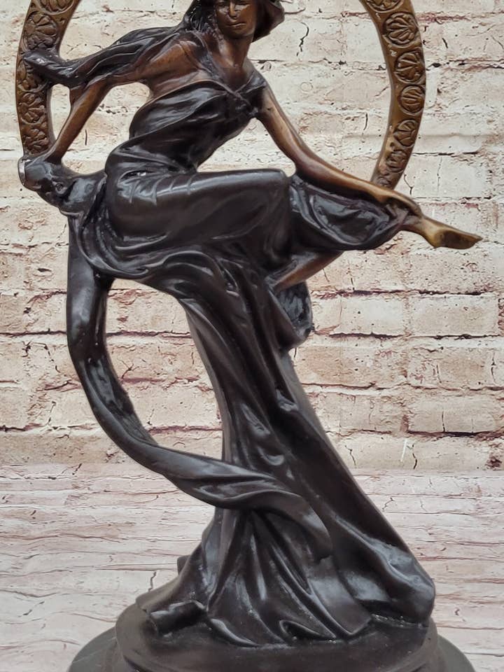 Godin Venus op de Maan Bronzen sculptuur Standbeeld Figuur Art Deco voor wholesale door Bronzhaus