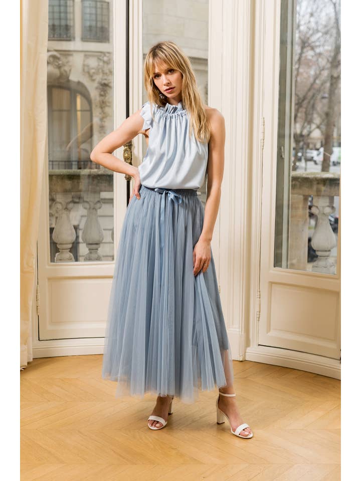 CHOKLATE PARIS - Wholesale Rok - Dames - Aria lange tule rok - CK0807710