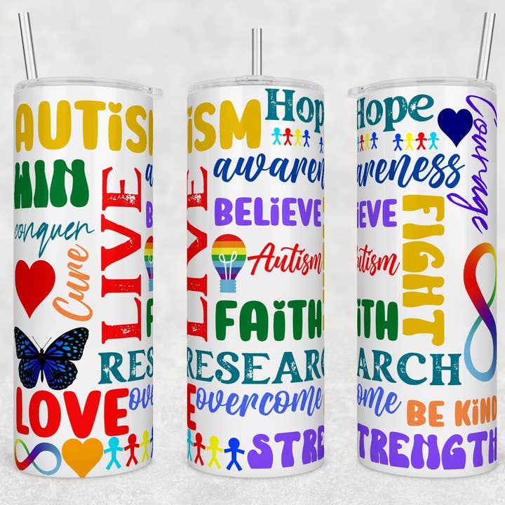 Sensibilité à l'autisme #2 | Tumbler pour la vente par Designs by Robyn