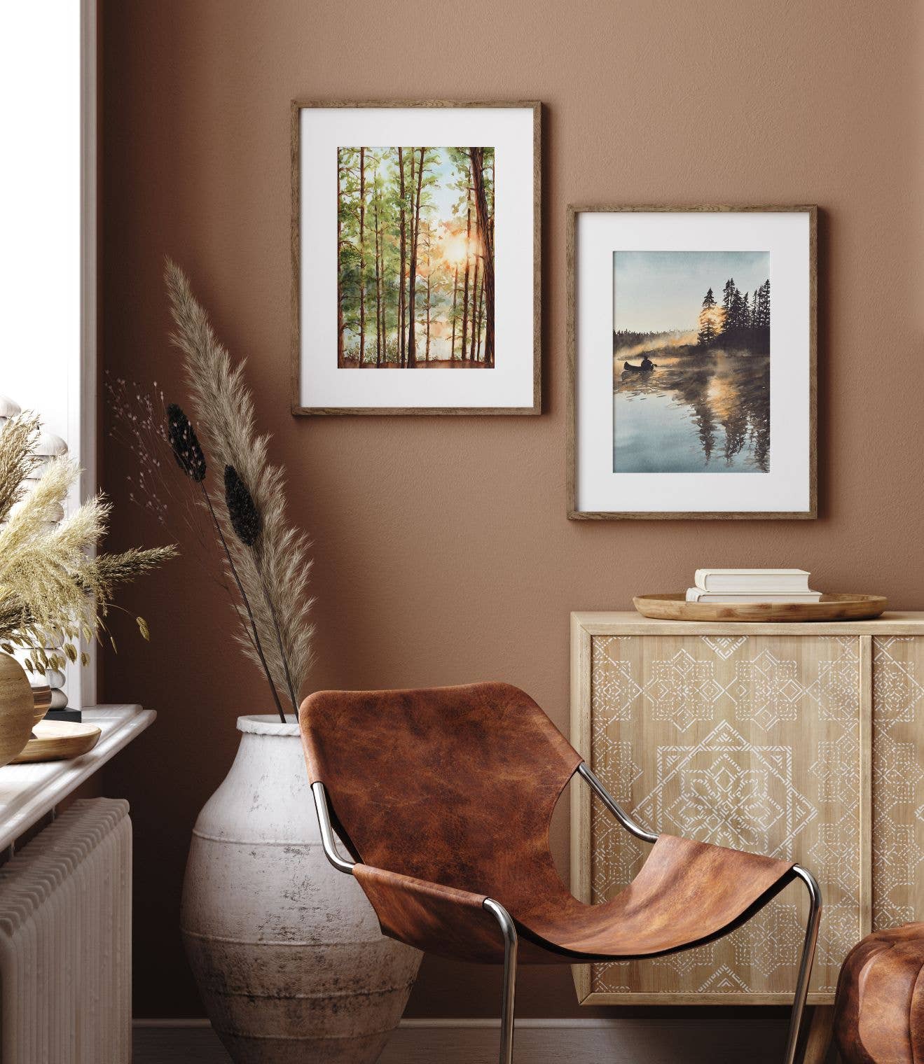 Paperbec Design Co. - Wholesale Art Print - "A Moment on the Lake" Ontario Canoe Watercolor Print5