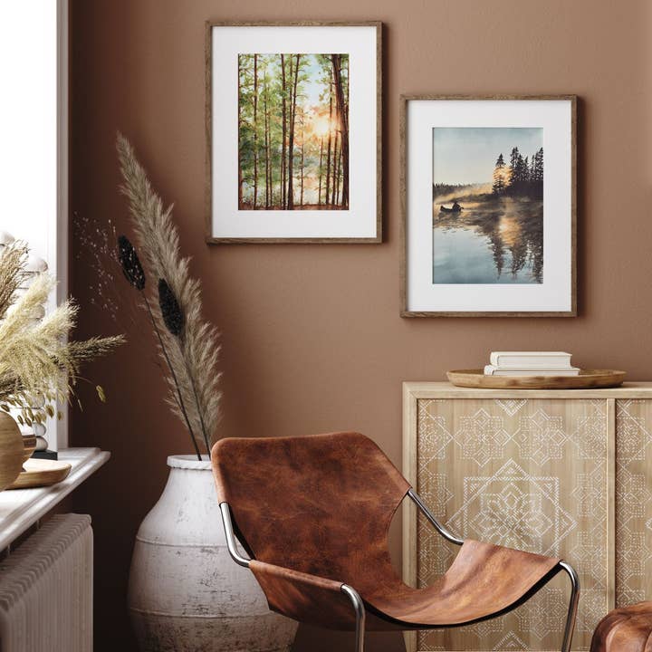 Paperbec Design Co. - Wholesale Art Print - "A Moment on the Lake" Ontario Canoe Watercolor Print5