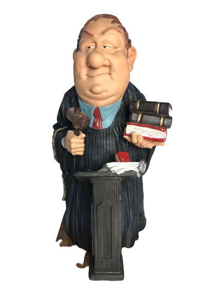 Judge Figure - The Wrong Side of Law for wholesale by Boutique ArtNika